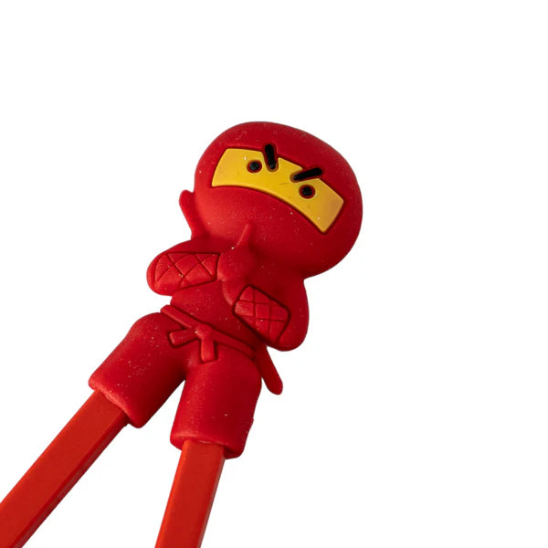 Ninja Training Chopsticks Red Silicone