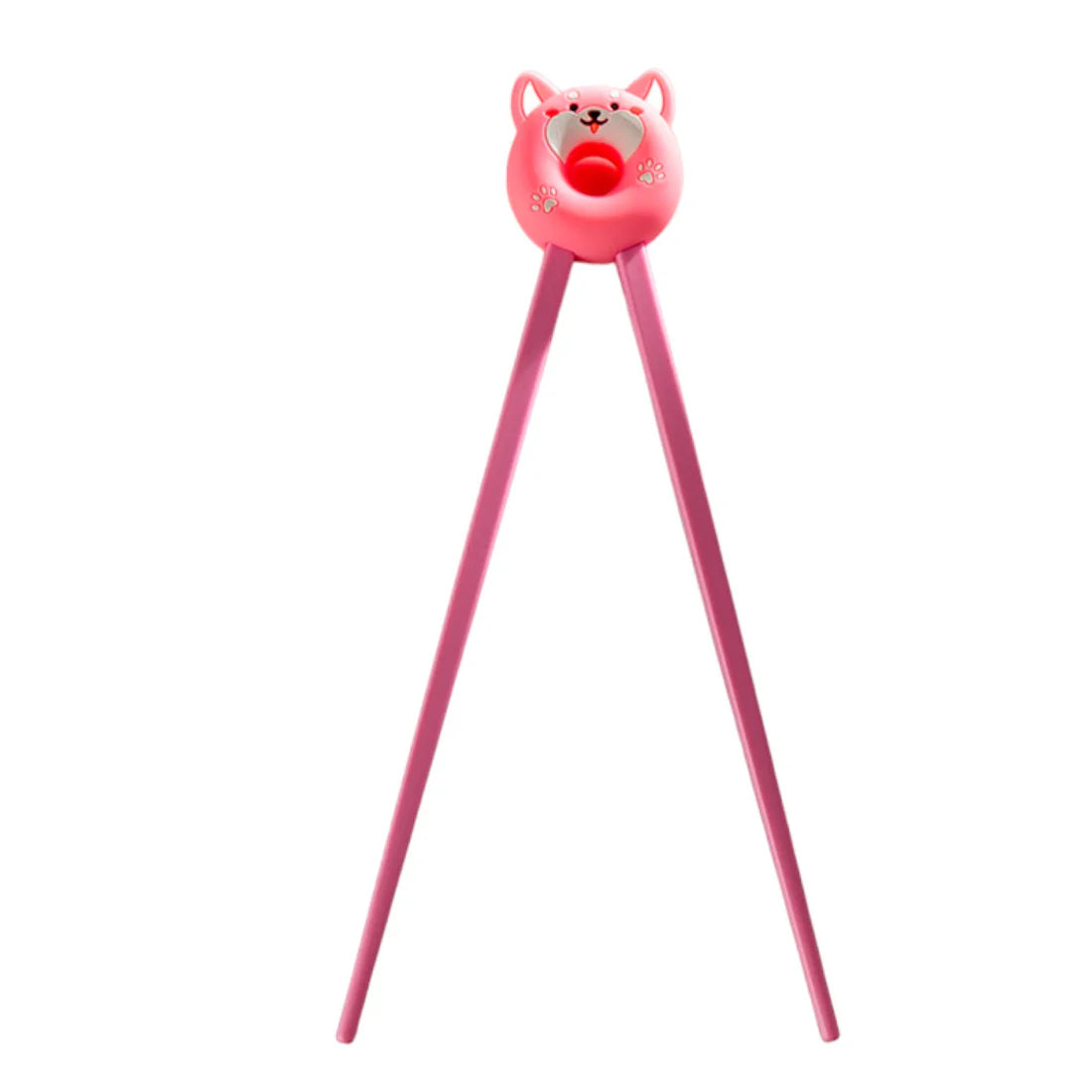 Shiba Inu Dog Training Chopsticks Pink Silicone Topper
