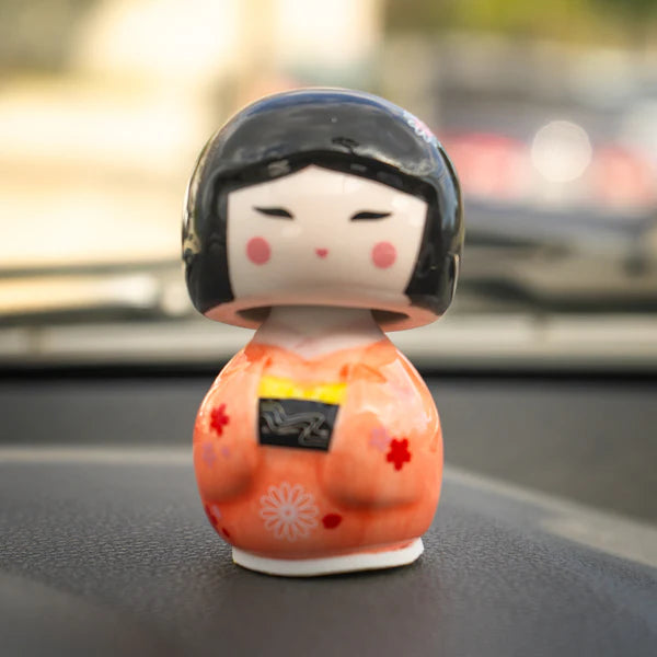 3" Kokeshi Doll Bobble Head