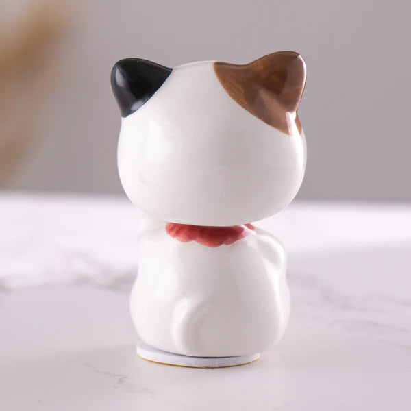 3" Lucky Cat Bobble Head