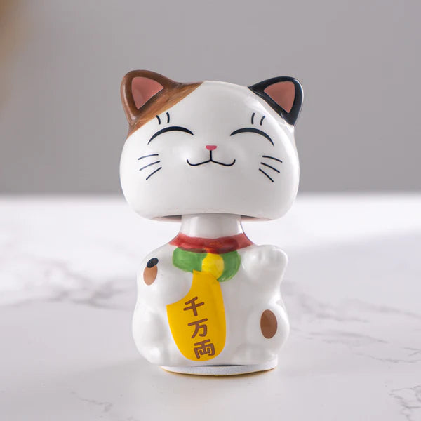 3" Lucky Cat Bobble Head