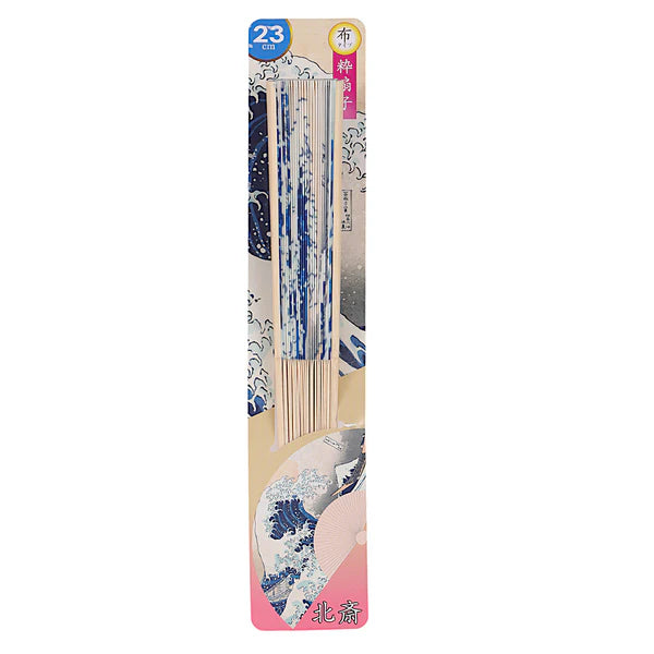 Kanagawa Waves Design Paper Folding Fan
