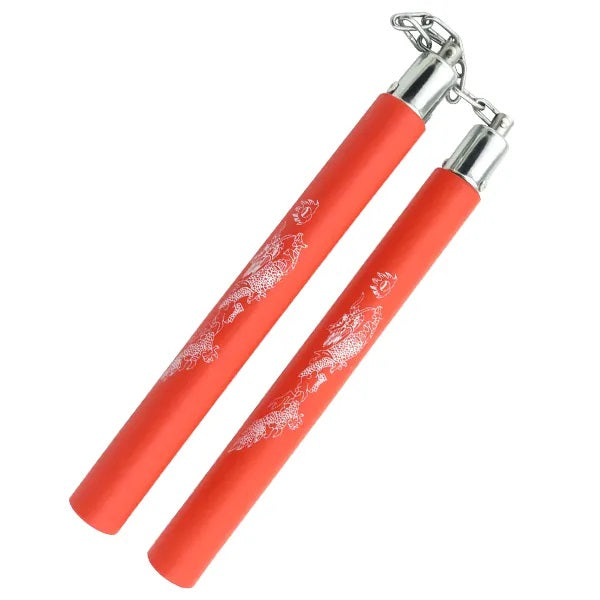 12" Foam Nunchuck W/ Ball Bearing Chain