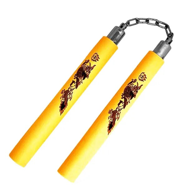 12" Foam Nunchuck W/ Ball Bearing Chain