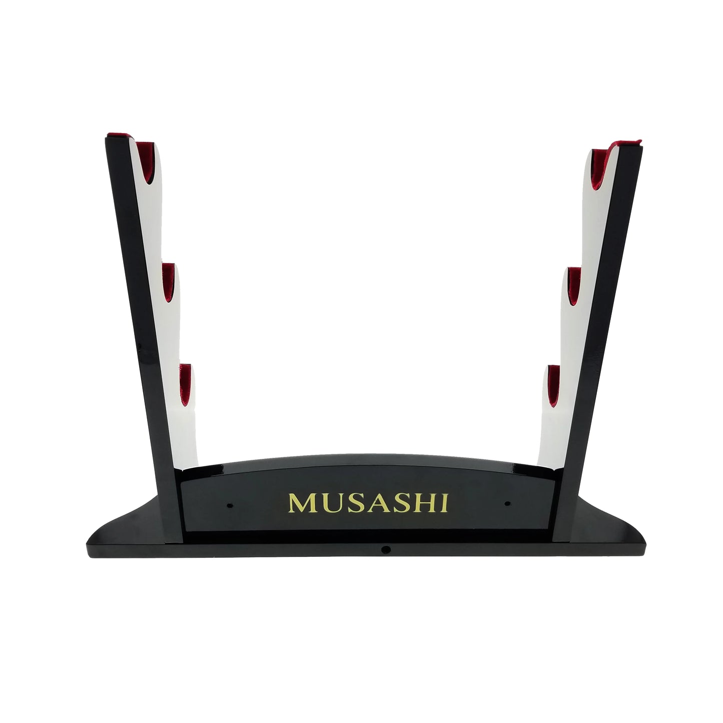 3PC Premium Piano Black Sword Stand