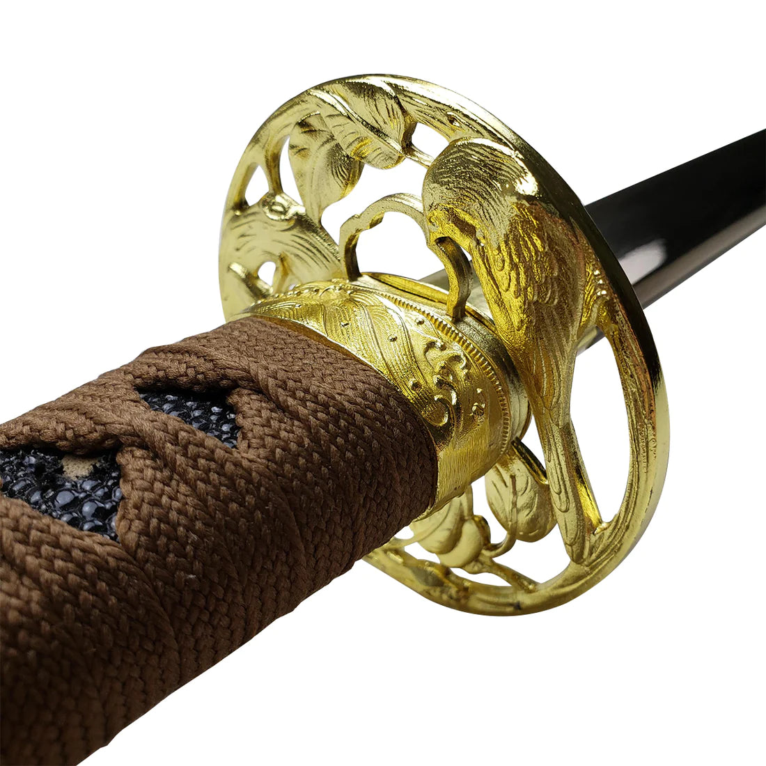 41" Gold Damascus Blade Hand Forged Samurai Sword