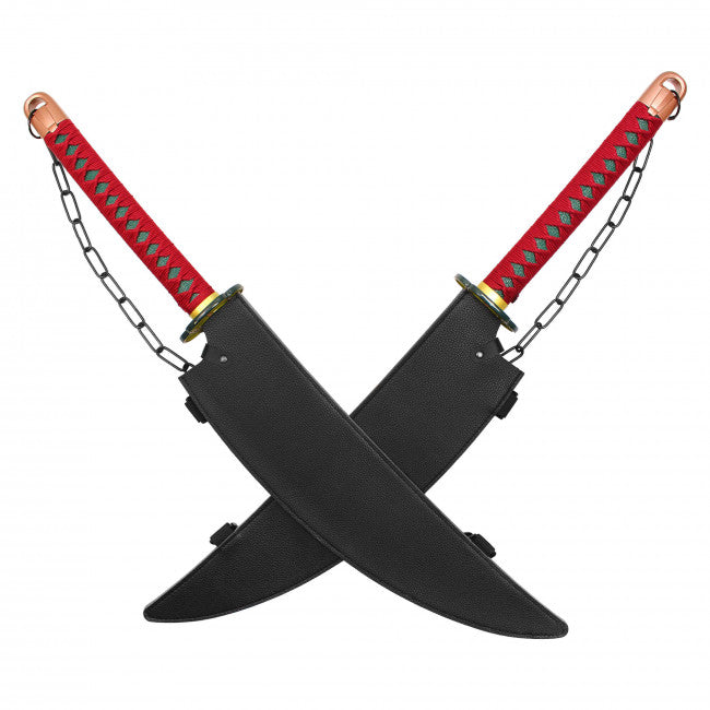 31" Tengen's Dual Chain Swords W/ Sheath (Pair)