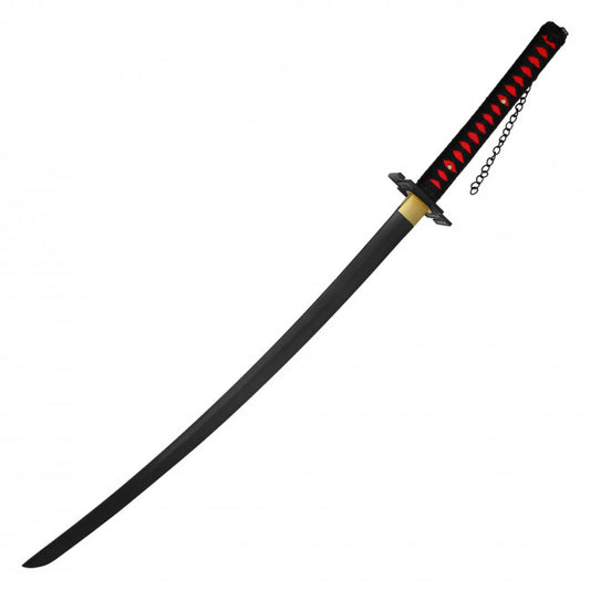 40” Ichigo's Bankai Black and Red W/ 1045 High-Carbon Steel Blade Hand Forged Battle Ready