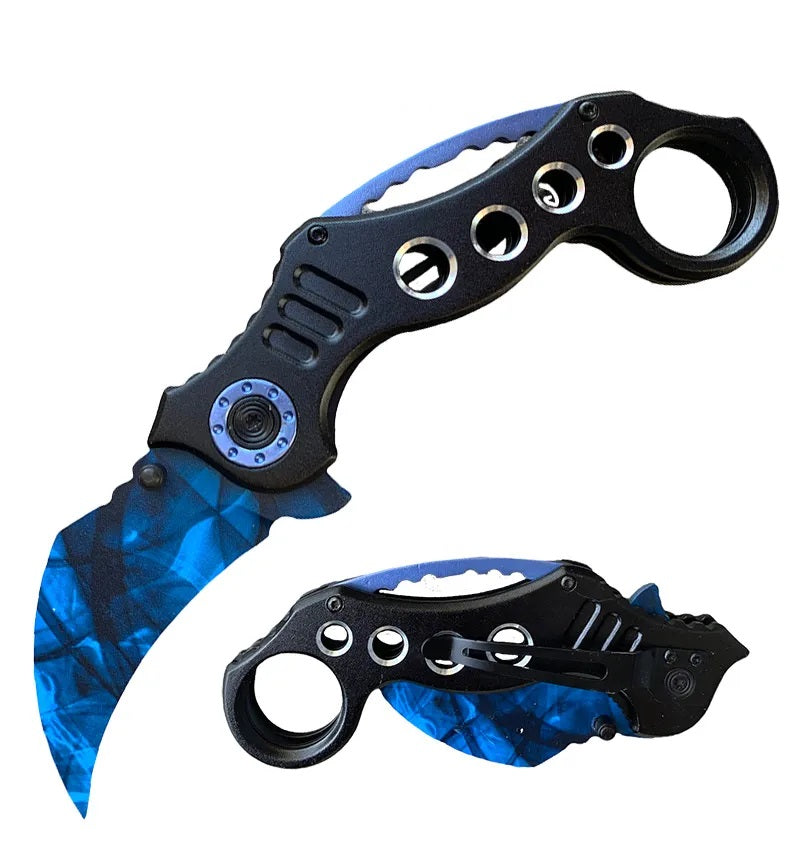 5.5" Closed Spring Assisted Karambit Knife