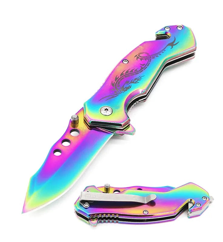 4.75" Closed Spring Assisted Knife (6 Colors)