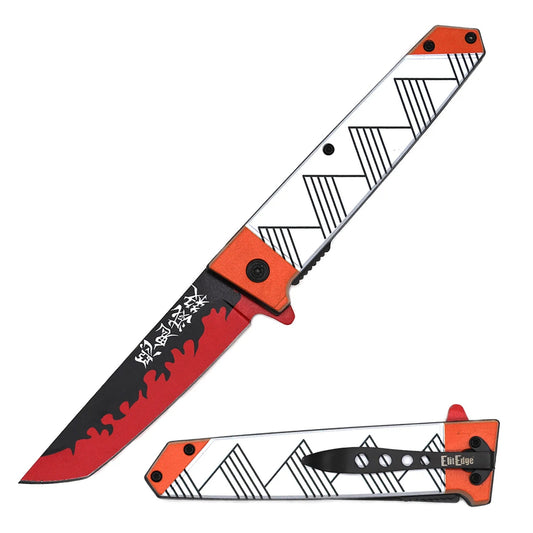 5" Closed Spring Assisted Knife (Anime Inspired)