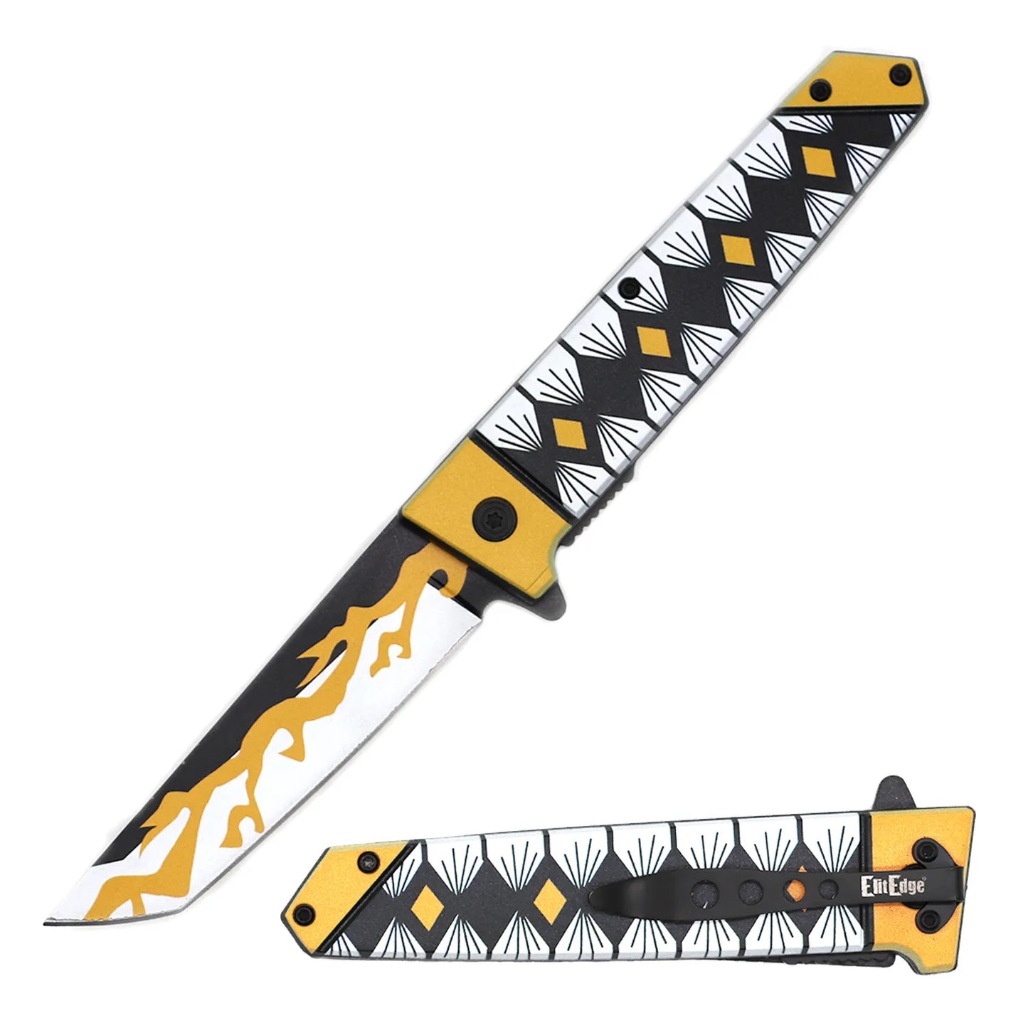 5" Closed Spring Assisted Knife (Anime Inspired)