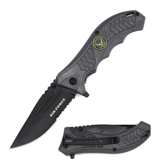 5" Closed Spring Assisted Knife Armed Forces