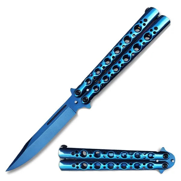 9.5" Overall Butterfly Knife (5 Colors)