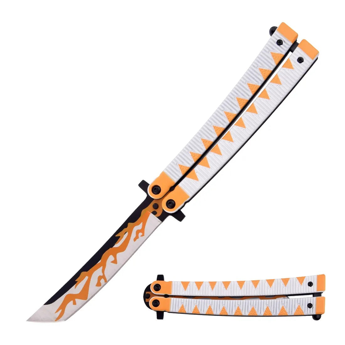 9.75″ Demon Slayer Inspired Butterfly Knife (2 Variants)