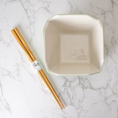 16oz Takeout Box Serving Bowl With Chopsticks Panda
