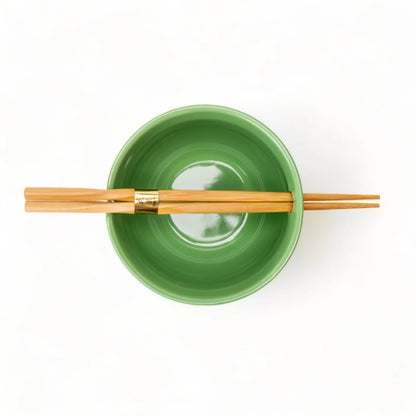 18oz Donburi Bowl With Chopsticks Set Shiba Inu Design