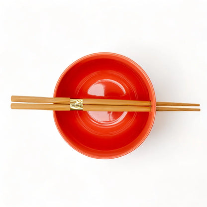 18oz Donburi Bowl With Chopsticks Set Lucky Cat Design