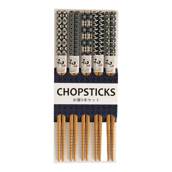 5 Piece Chopsticks Set Patterns