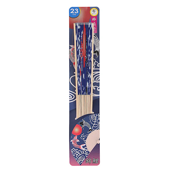 Japanese Koi Waves Design Paper Folding Fan