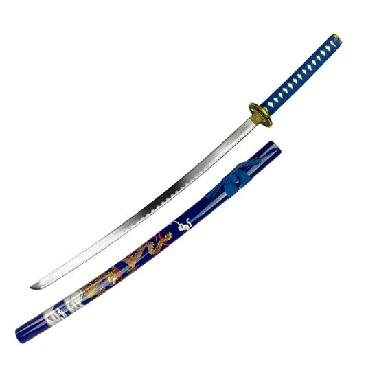 42.5" Samurai Sword Dragon Scabbard W/Stand
