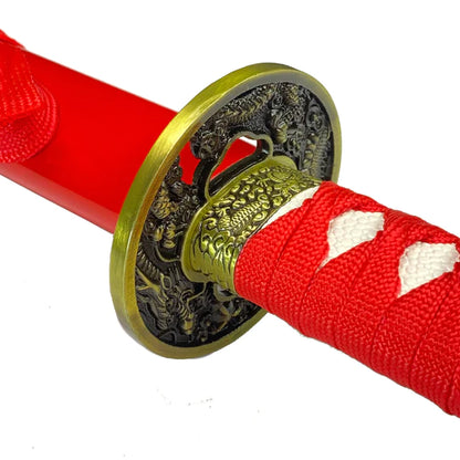 42.5" Samurai Sword Dragon Scabbard W/Stand