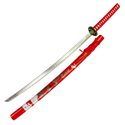 42.5" Samurai Sword Dragon Scabbard W/Stand