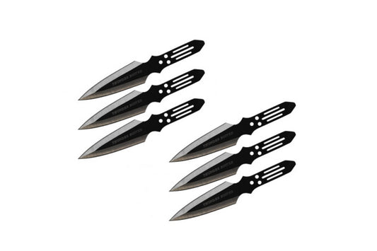 6.5" Throwing Knife 6PC Set W/Case