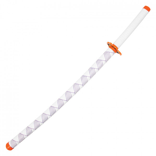 40" Rengoku's White Orange and Black Stainless Steel Un-Sharpened Katana