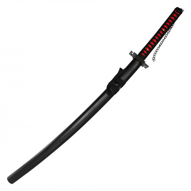 40” Ichigo's Bankai Black and Red W/ 1045 High-Carbon Steel Blade Hand Forged Battle Ready