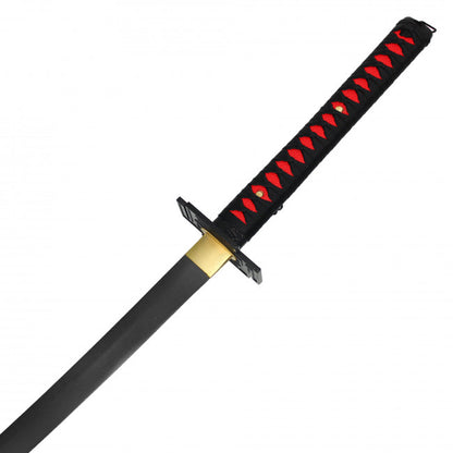 40” Ichigo's Bankai Black and Red W/ 1045 High-Carbon Steel Blade Hand Forged Battle Ready